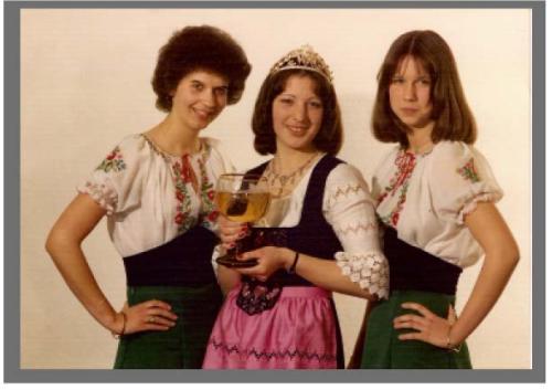 1976 Weinkönigin Claudia, Prinzessinnen Doris & Rita